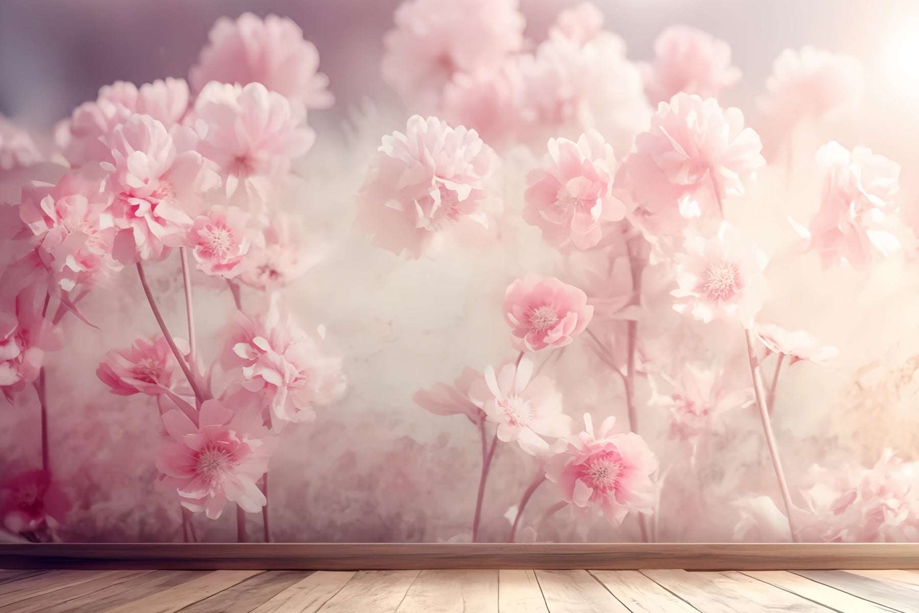 Abstrakter Fotohintergrund Blush Kirschblüte Fotografie Tanzfotohintergrund LXX59-27