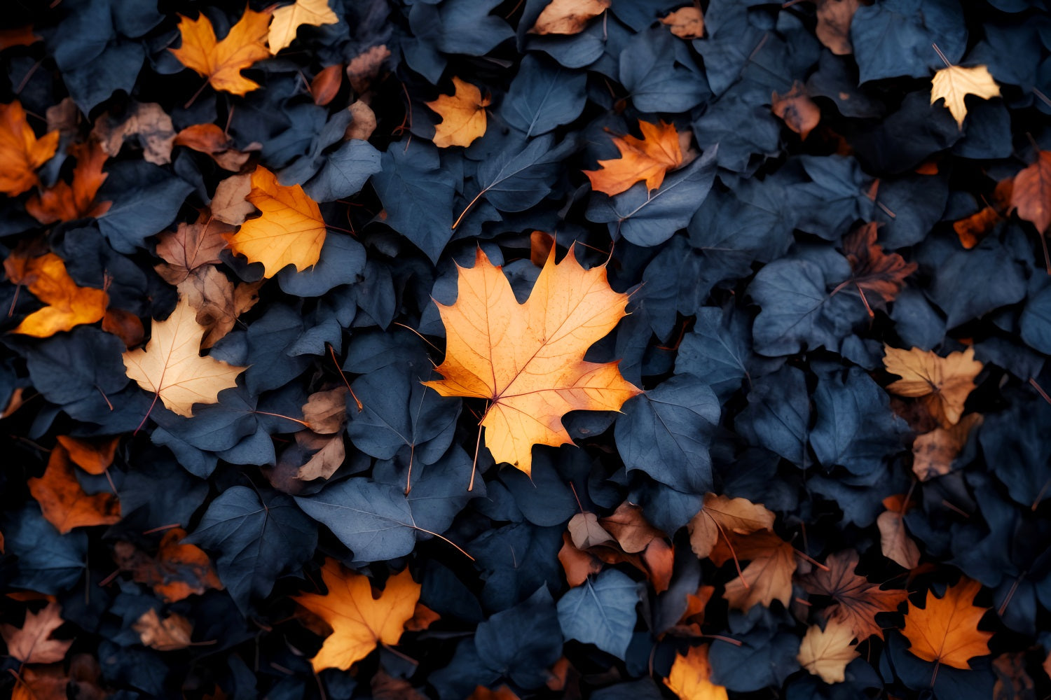 Herbsthintergrund Knackiger Herbst Fallen-Blätter-Muster Herbst-Fotohintergründe LXX59-281