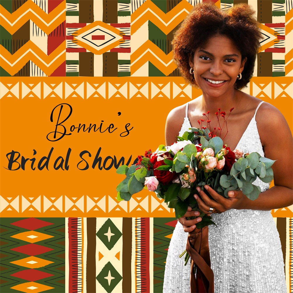 Indische Hochzeit Backdrop Eleganz Glückseligkeit Ethnische personalisierte Backdrop LXX6-120