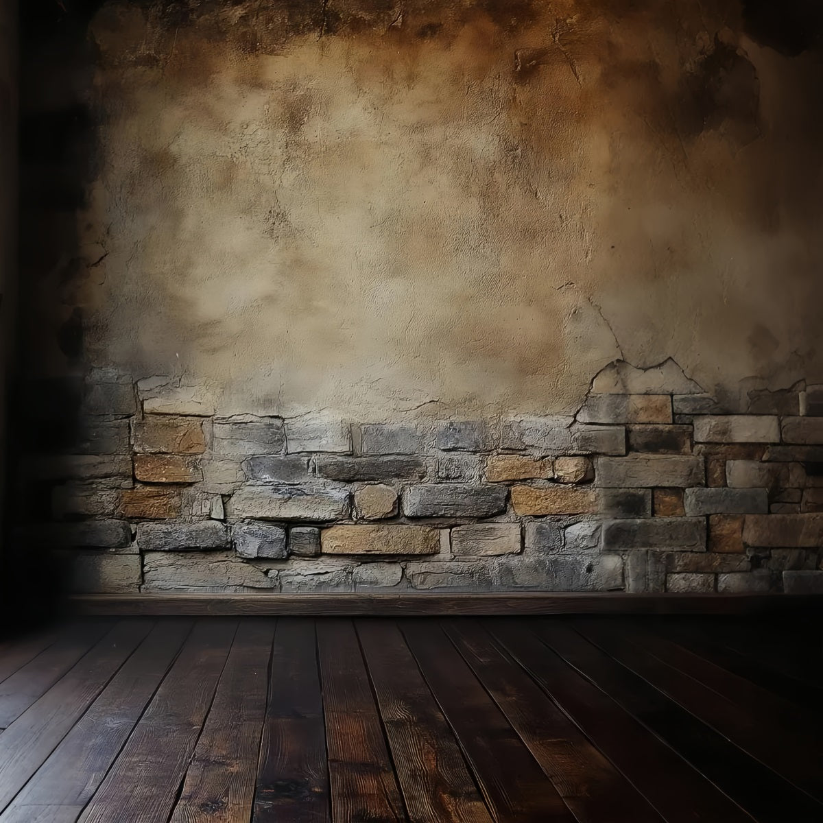 Porträtfotografie-Hintergründe Vintage-Steinmauer Beton-Fotohintergrund LXX61-28