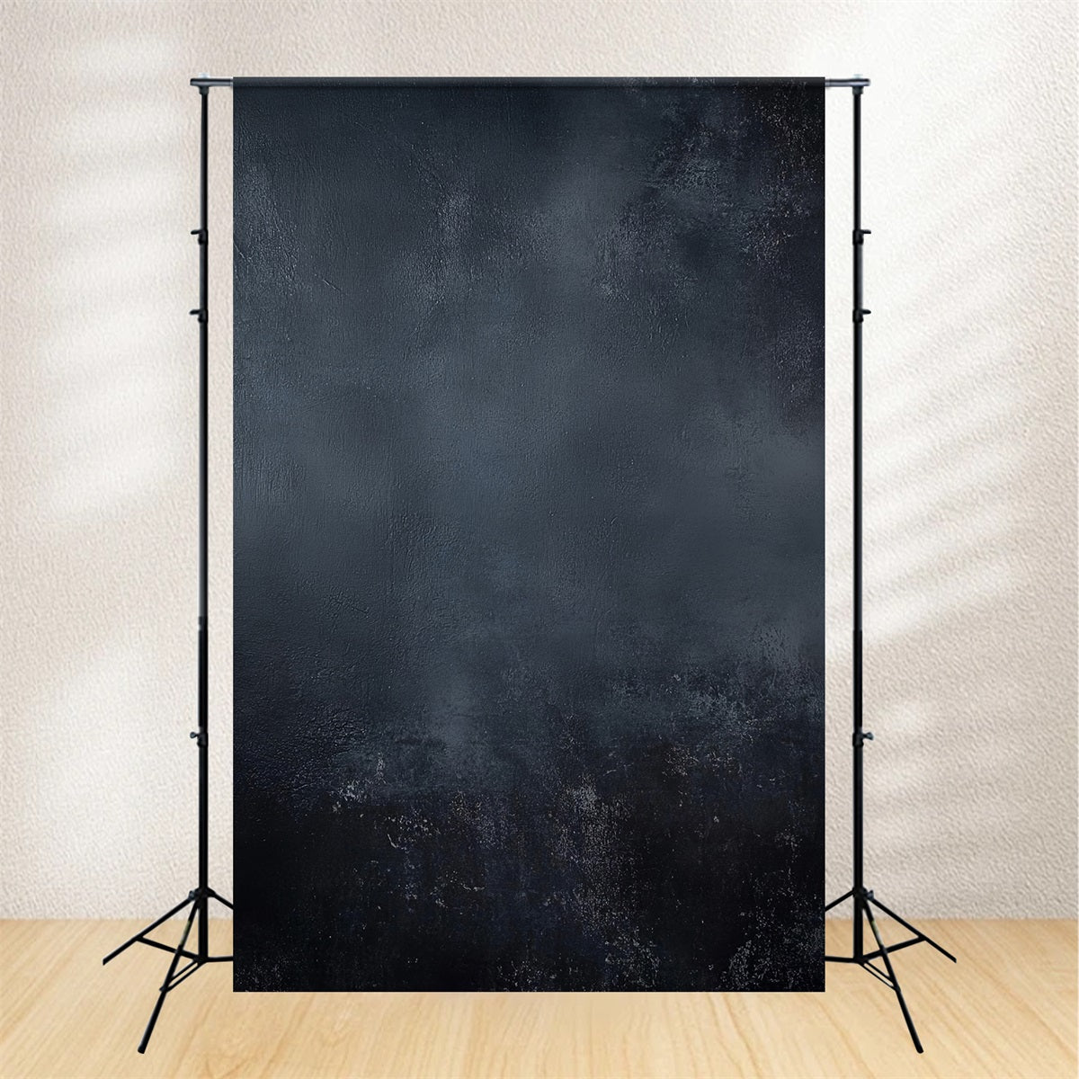 Porträt-Studio-Hintergrund Charcoal Moody Textured Wall Schwarzer Porträt-Hintergrund LXX61-6