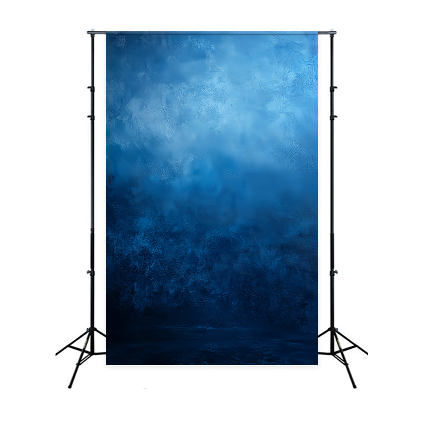 Porträtfoto-Hintergrund Deep Blue Clouded Texture Schulporträt-Hintergrund LXX61-7