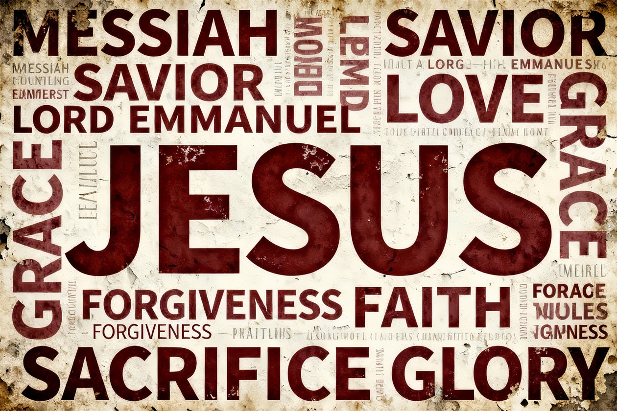 Religiöser Oster-Fotohintergrund Jesus Glaube Typografie Ideen für Oster-Fotohintergründe LXX61-85