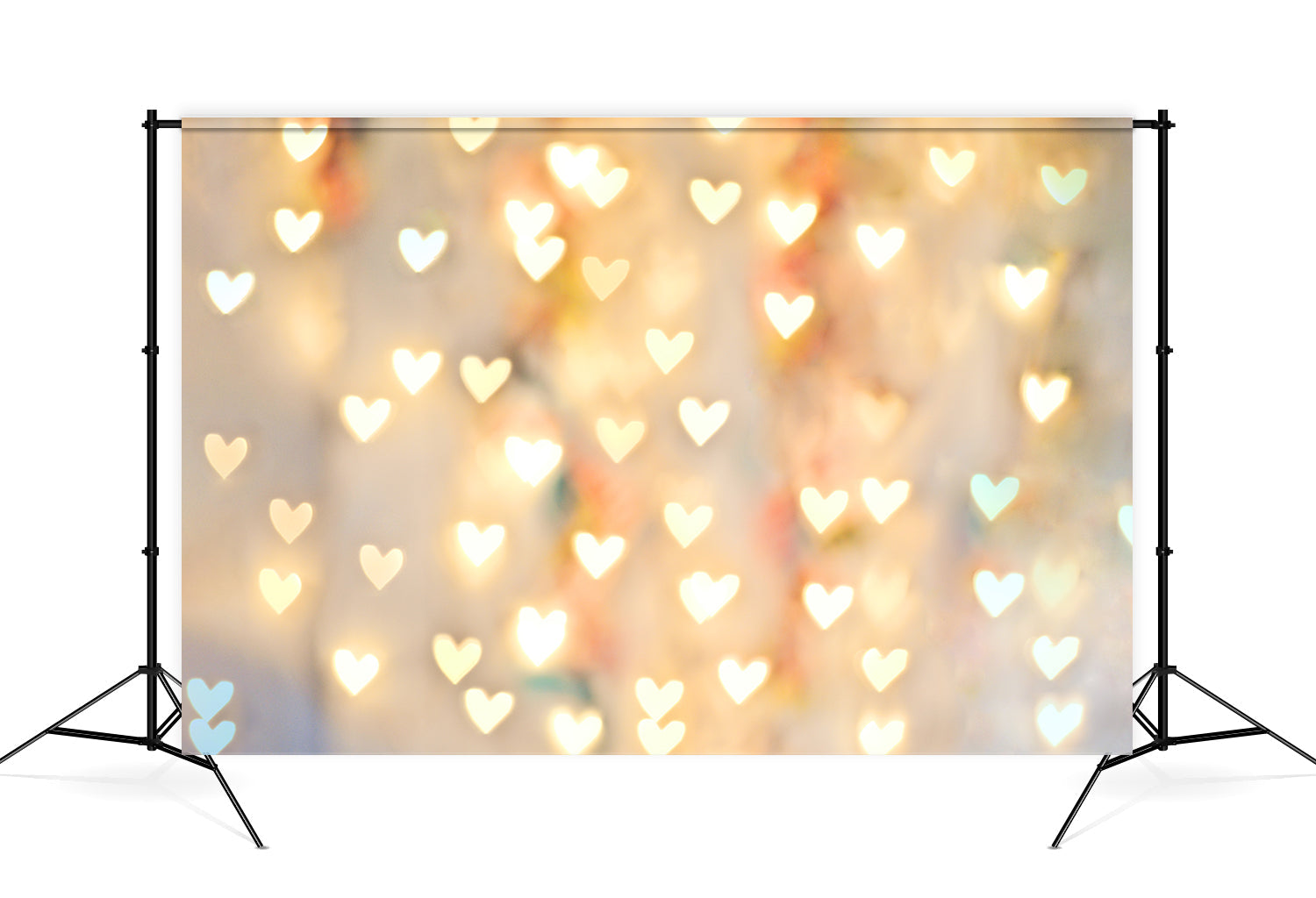 Pastell Herz Bokeh Fotostudio Hintergrund MR-0046(NUR 1)