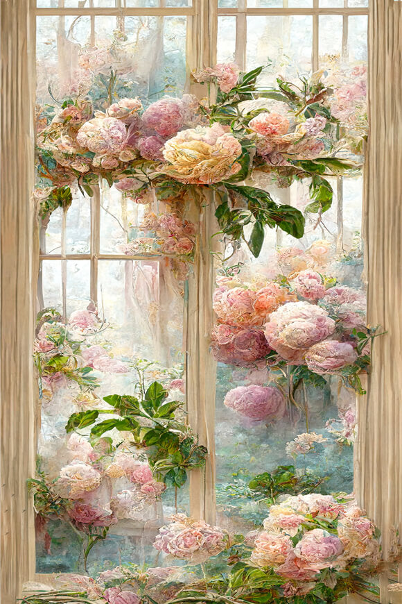 Ölgemälde Blumen Fine Art Hintergrund M5-148