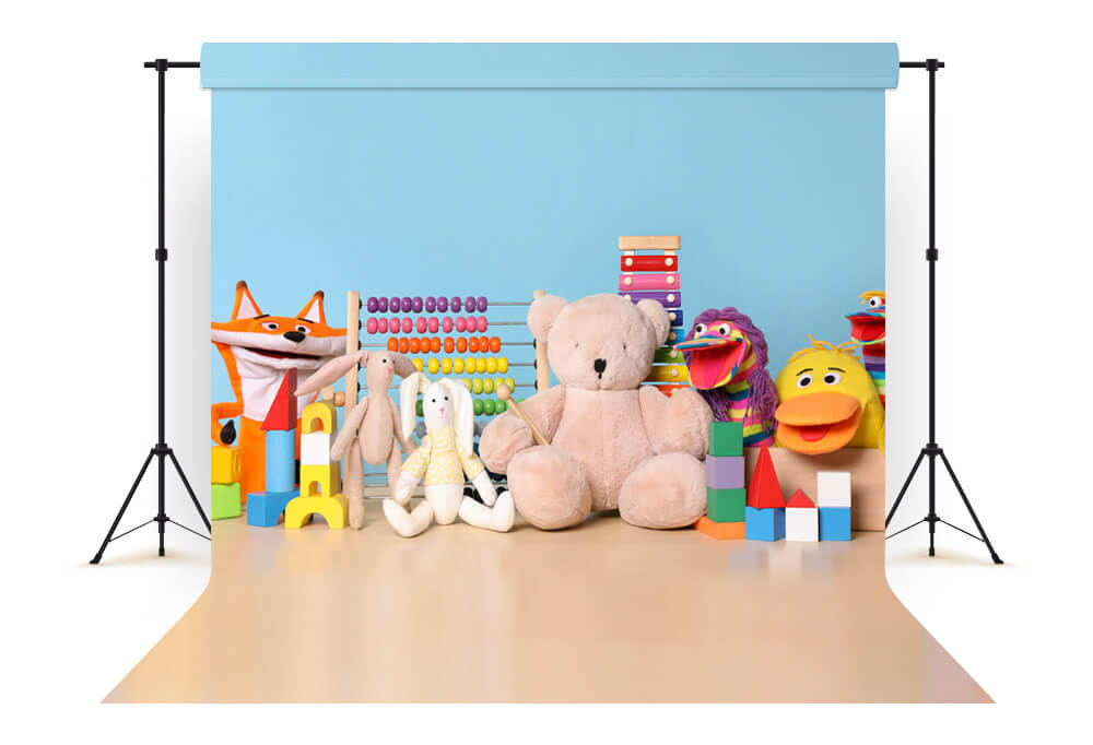 Toys Abacus Decor Zurück zur Schule Hintergrund M5-90