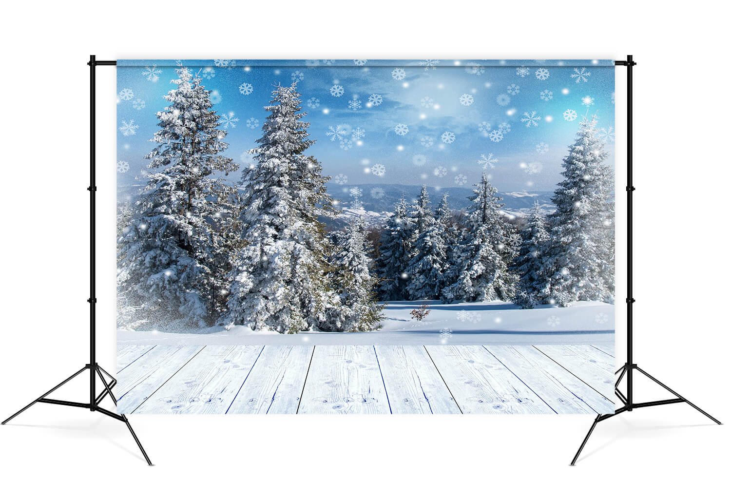Winterwald Schneeflocke Wunderland Kulisse M8-18