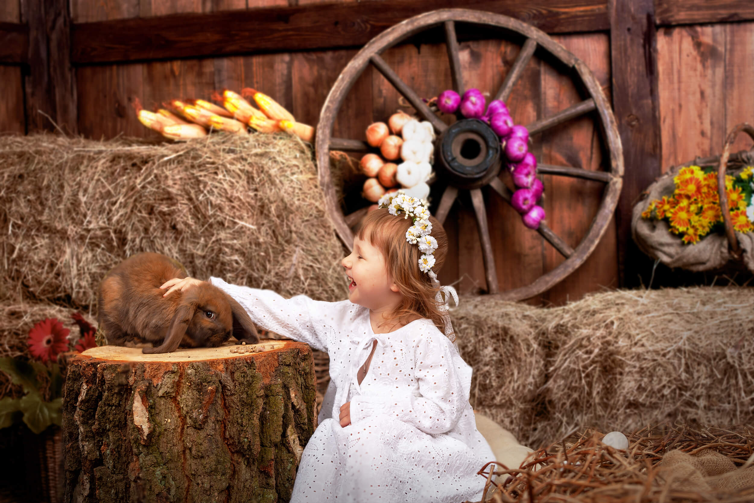Alte ländliche hölzerne Lagerhaus Bauernhof Kulisse M9-28