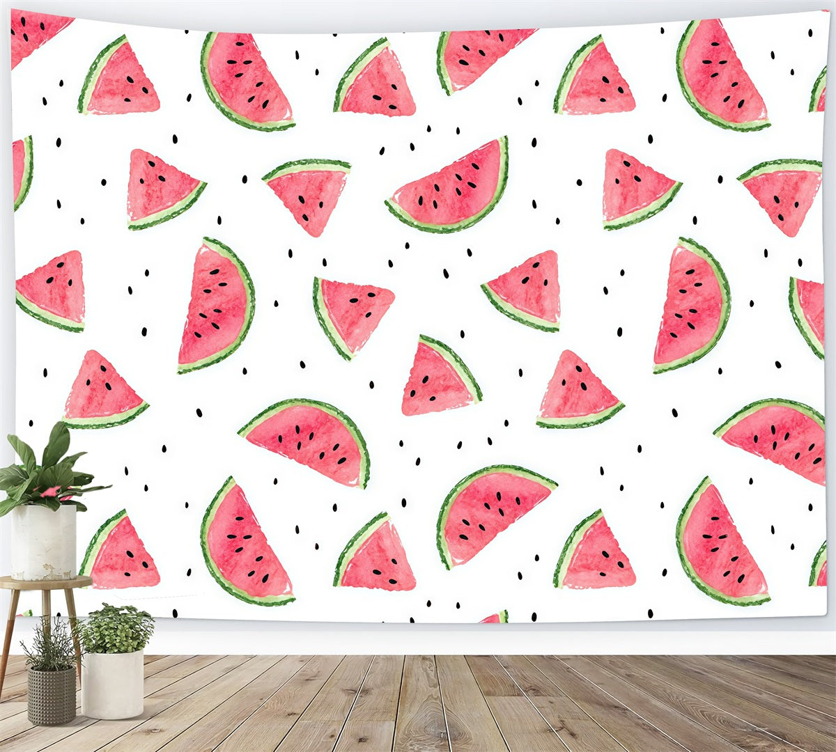 Cake Smash Hintergrund Wassermelonenmuster Sommer Geburtstag Hintergrund MRR10-19