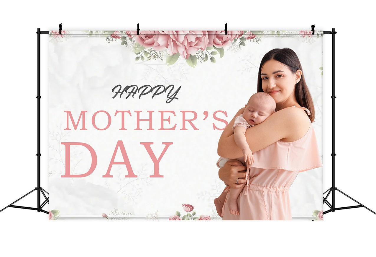 Mothers Day Backdrops Floral Surrounding Love Personalisierter Hintergrund MRR3-58