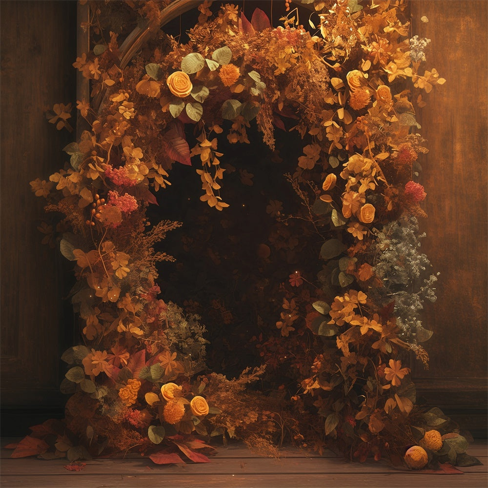 Herbst Fotohintergrund Rustic Floral Romance Backdrops MRR7-143