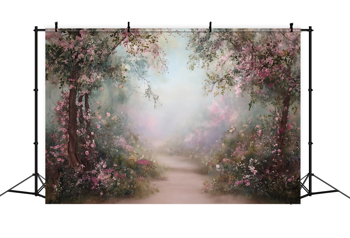 Malerei Hintergrund Rosa Bloom Trail Beste Fotografie Hintergründe MRR7-183