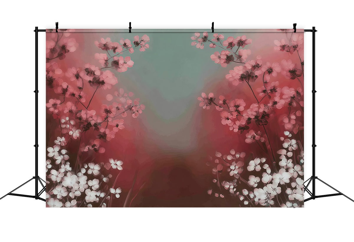 Malerei Hintergrund Aquarell Rosa Blüte Videohintergrund MRR7-190