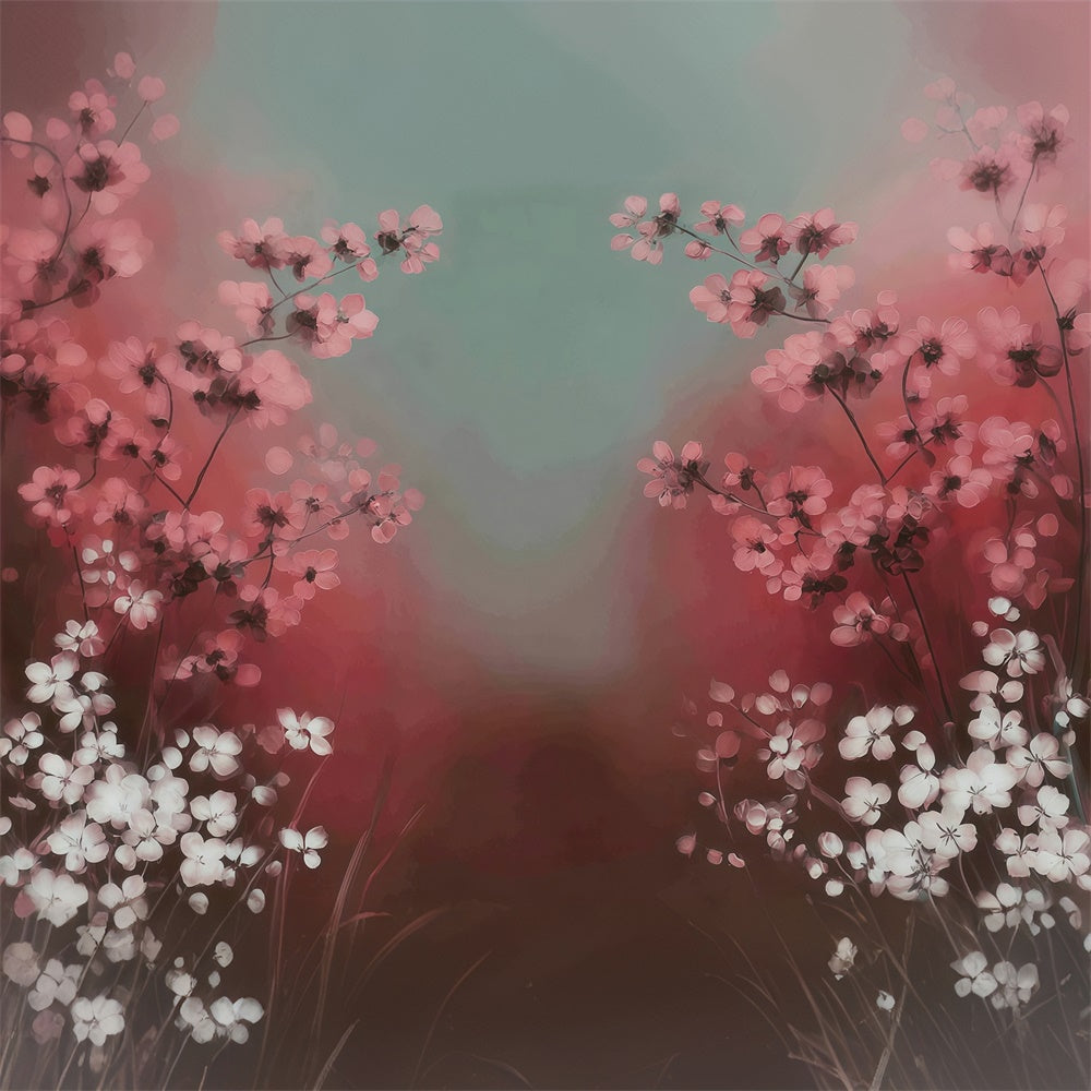 Malerei Hintergrund Aquarell Rosa Blüte Videohintergrund MRR7-190