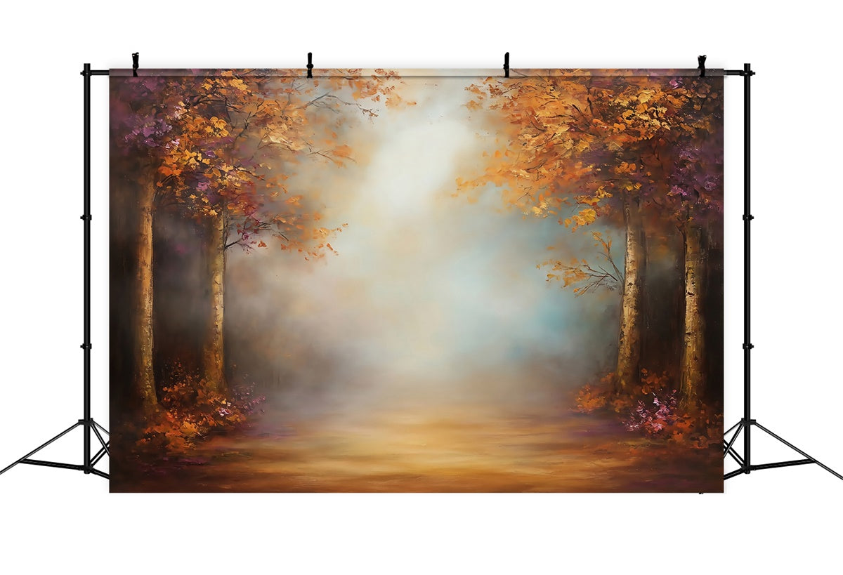 Malerei Backdrops Neblige Wälder Beste Fotografie Backdrops MRR7-195