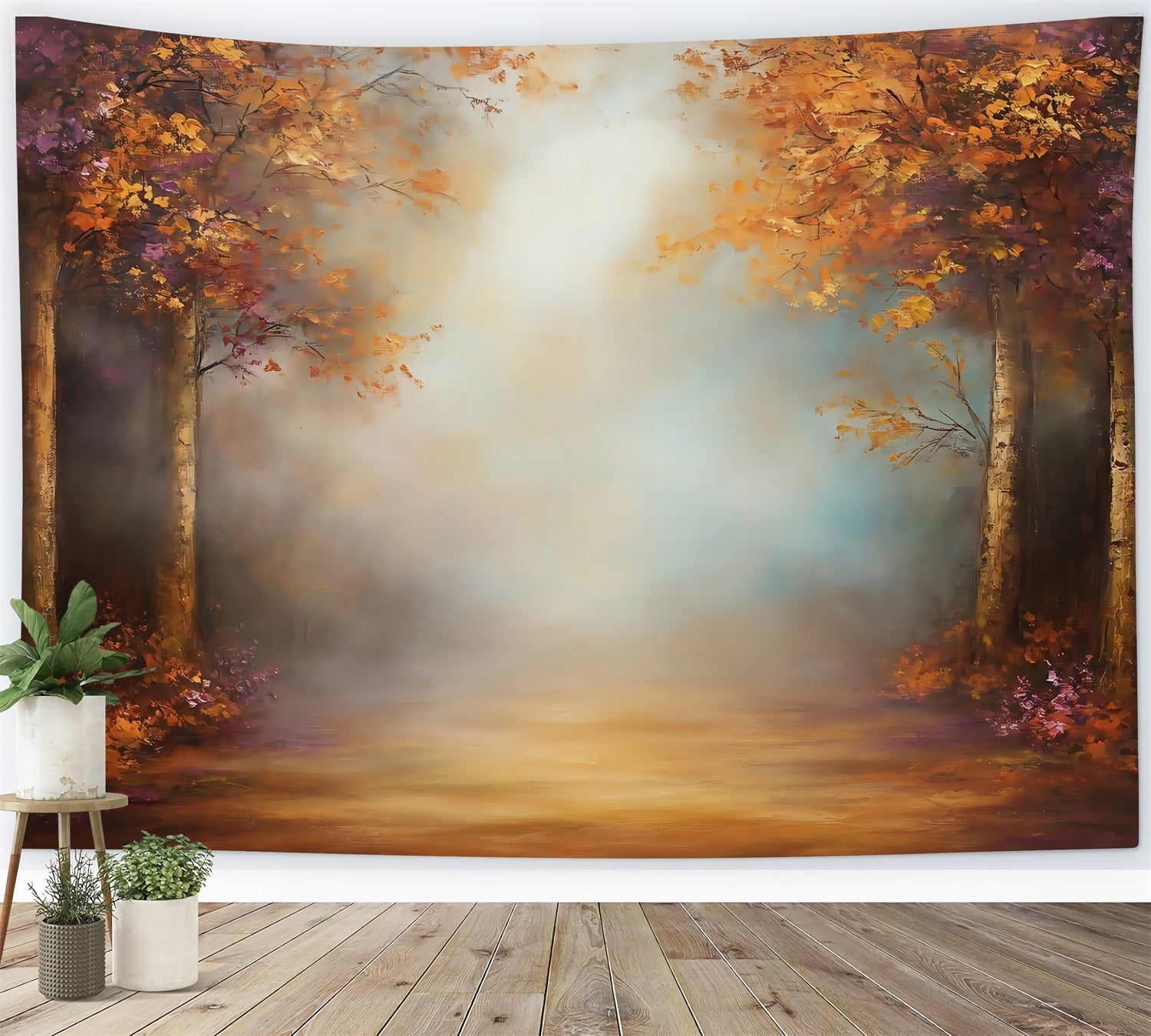 Malerei Backdrops Neblige Wälder Beste Fotografie Backdrops MRR7-195