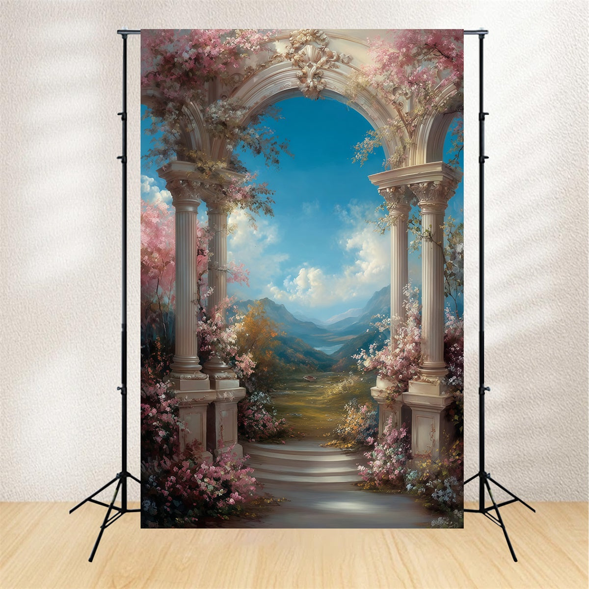 Kunstfotografie Backdrops Majestätischer Garten Portal Backdrop MRR7-202