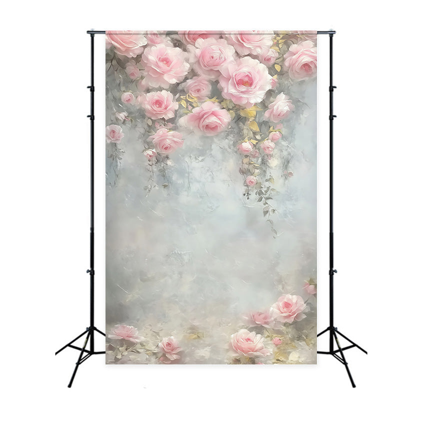 Fine Art Backdrops Weiche Blütenblätter Musselin Fotografie Backdrops MRR7-205