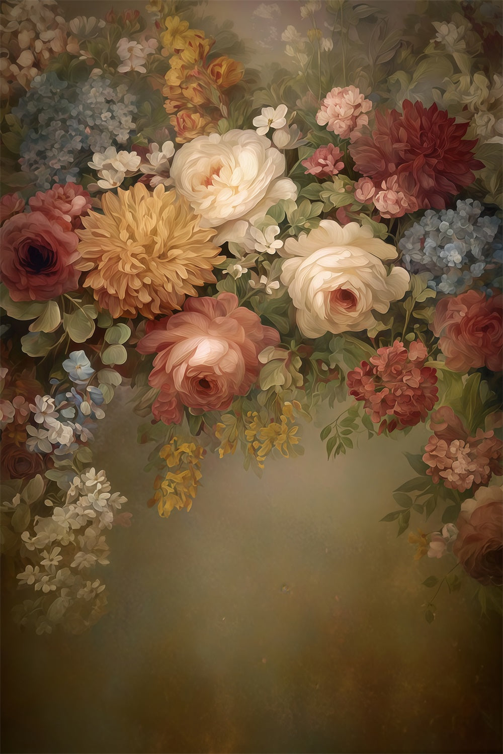 Fine Art Backdrops Zeitlose Blüte Harmonie Backdrop MRR7-209