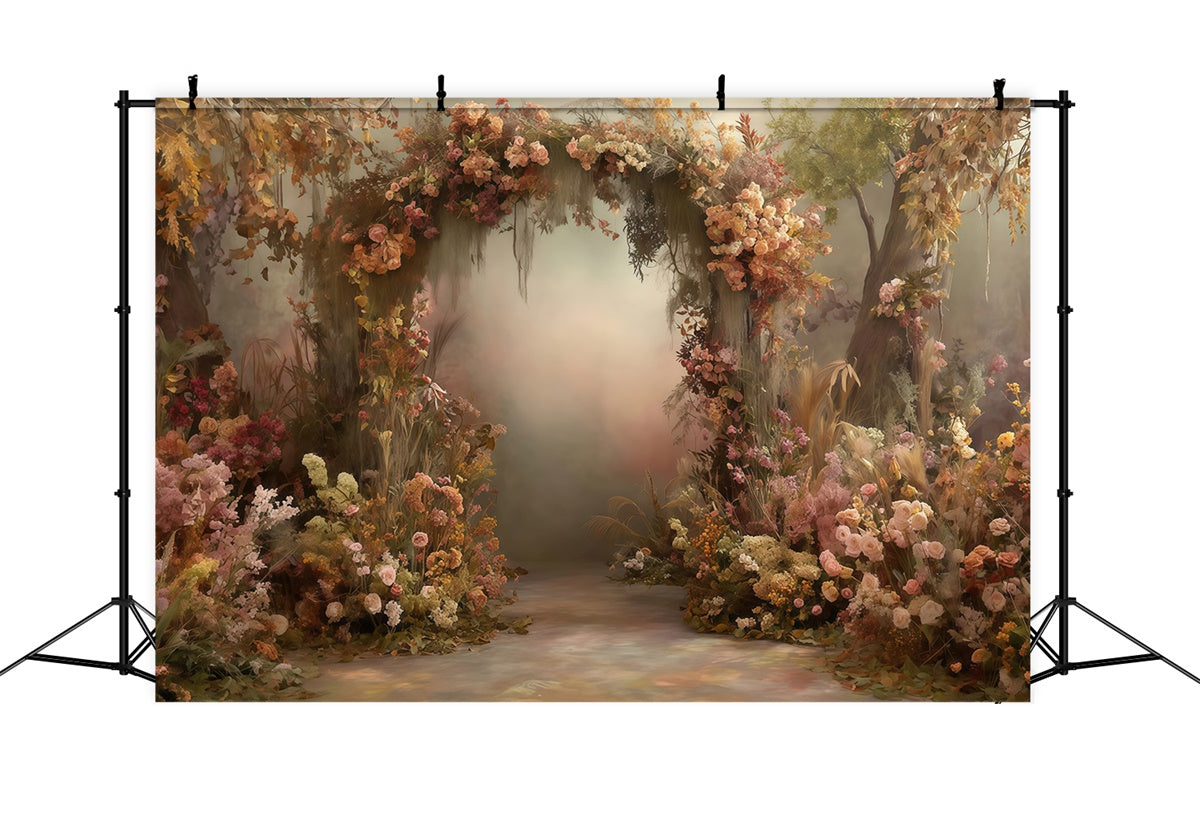 Bohemian Backdrop Twilight Garden Pathway Fotohintergrund MRR7-249