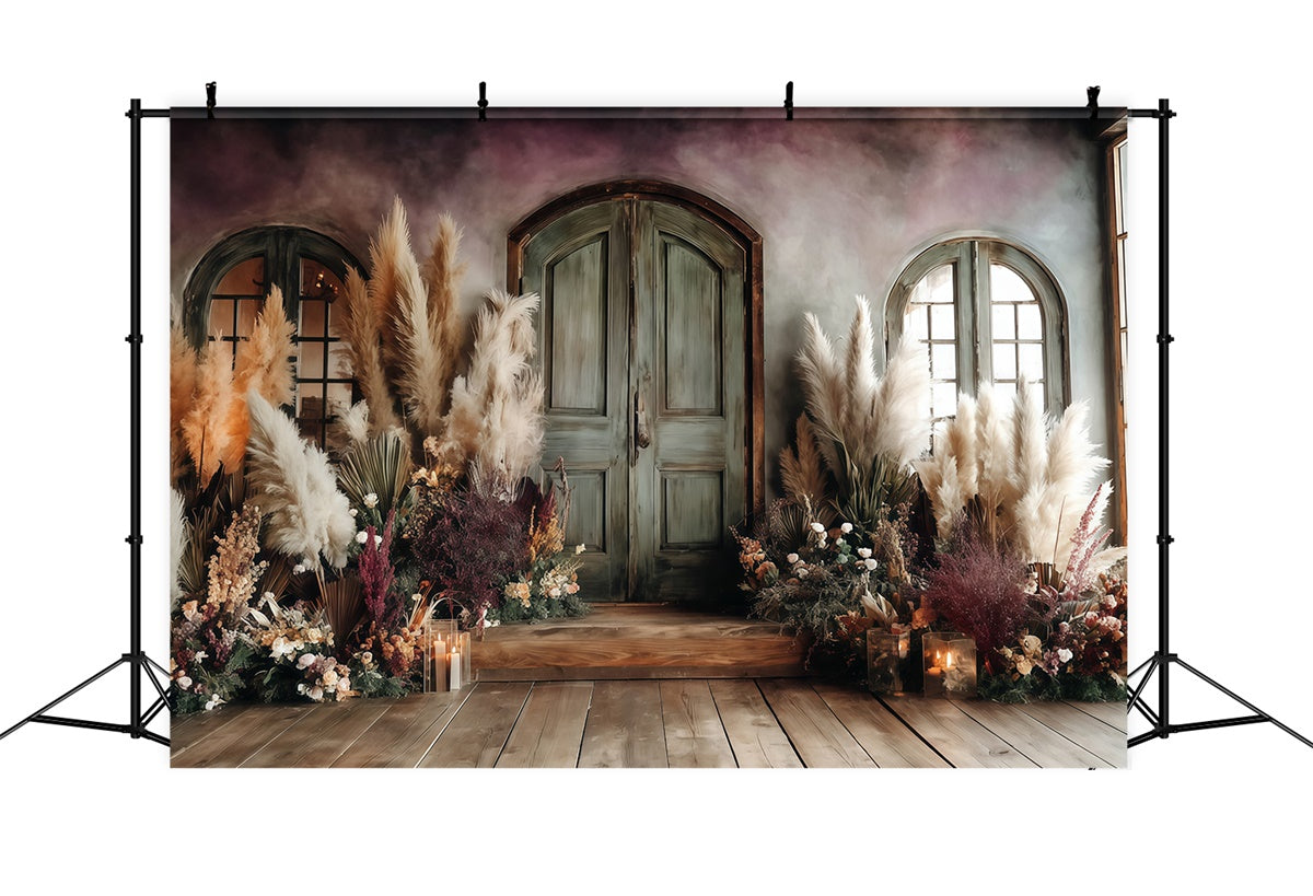Boho Backdrops Rustikale Dämmerung Türöffnung Foto Hintergrund MRR7-263