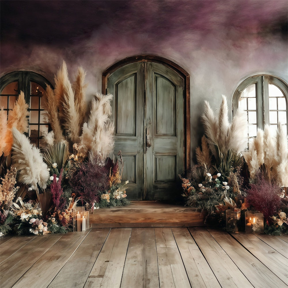 Boho Backdrops Rustikale Dämmerung Türöffnung Foto Hintergrund MRR7-263