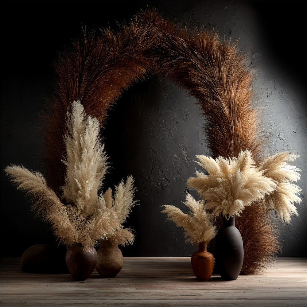 Boho Fotografie Backdrop Mitternacht Boho Arch Fotohintergrund MRR7-277