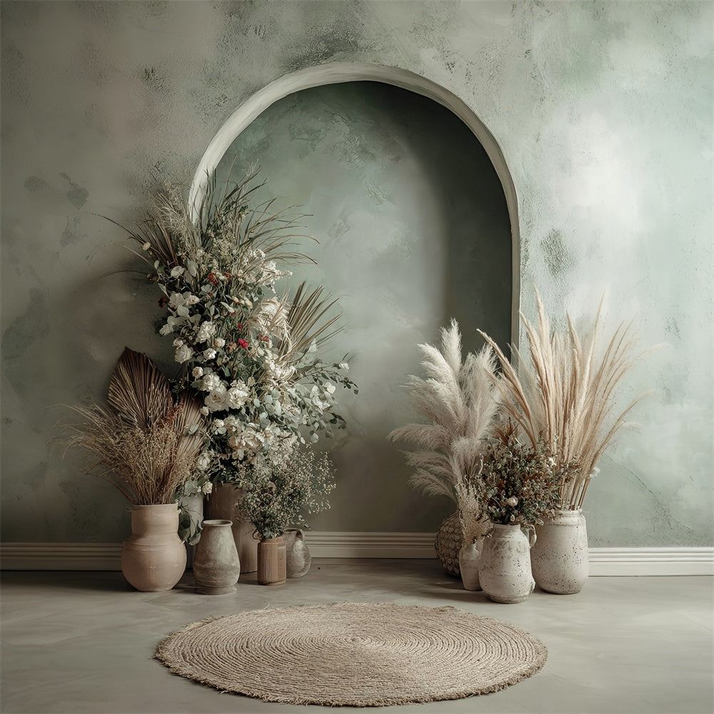 Bohemian Style Hintergrund Boho Botanical Nook Fotohintergrund MRR7-280