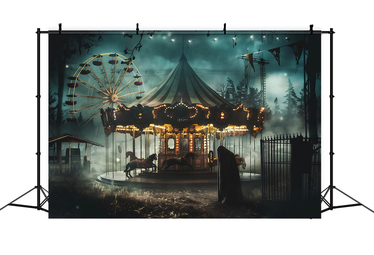 Halloween Fotografie Backdrop Twilight Terror Park Backdrop MRR7-36