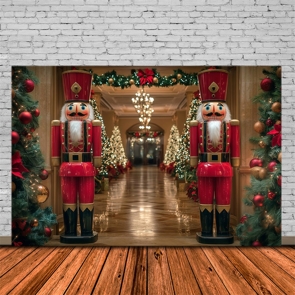 Weihnachtskulisse Klassischer Nussknacker Flurkulisse MRR7-83