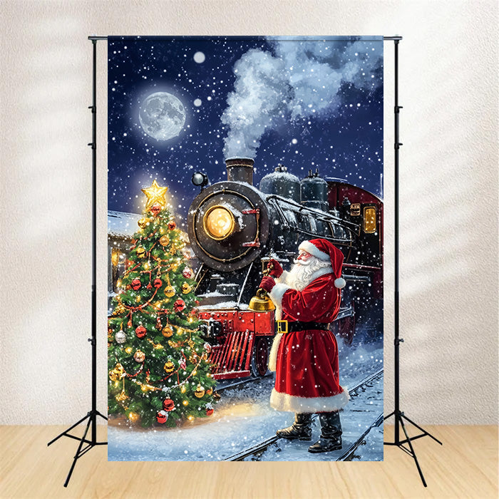 Weihnachts-Hintergrundkulissen Winterreise Wunderland Hintergrund MRR7-90