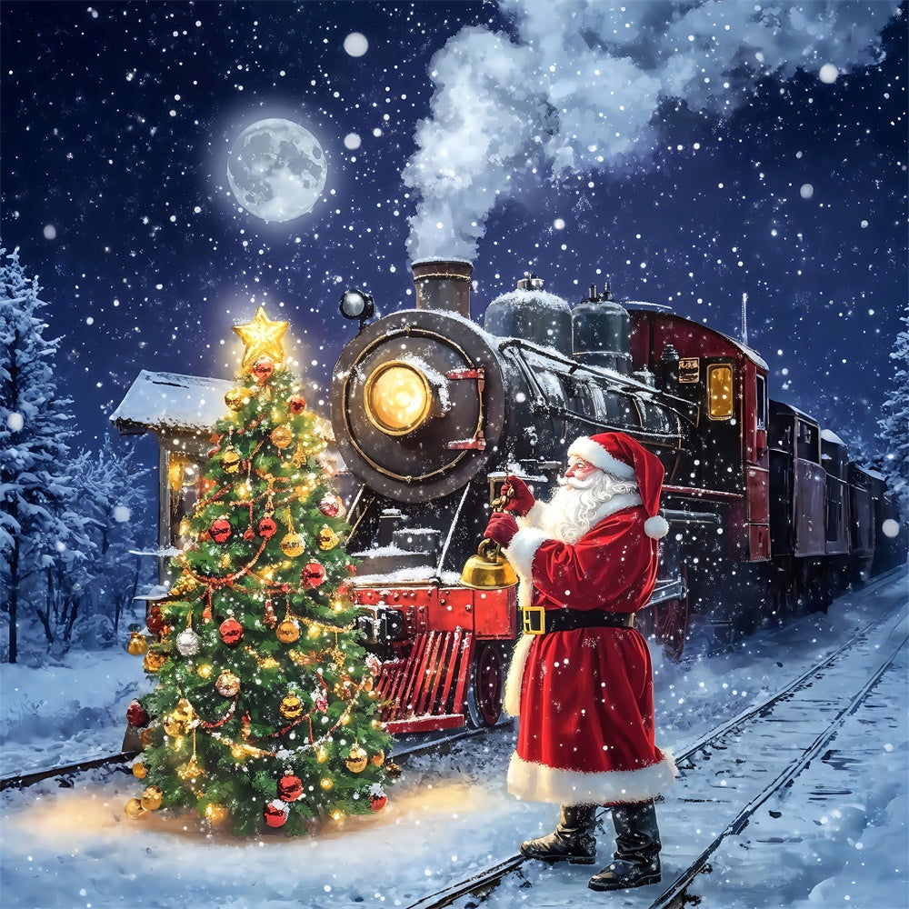 Weihnachts-Hintergrundkulissen Winterreise Wunderland Hintergrund MRR7-90