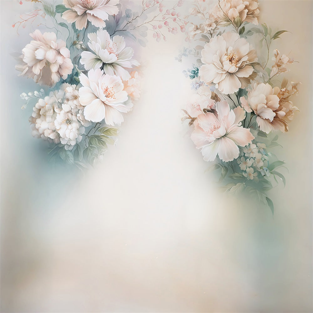 Mutterschafts-Hintergrund Abstrakte Vintage-Blumenmalerei Mutterschafts-Fotohintergrund MRR8-276