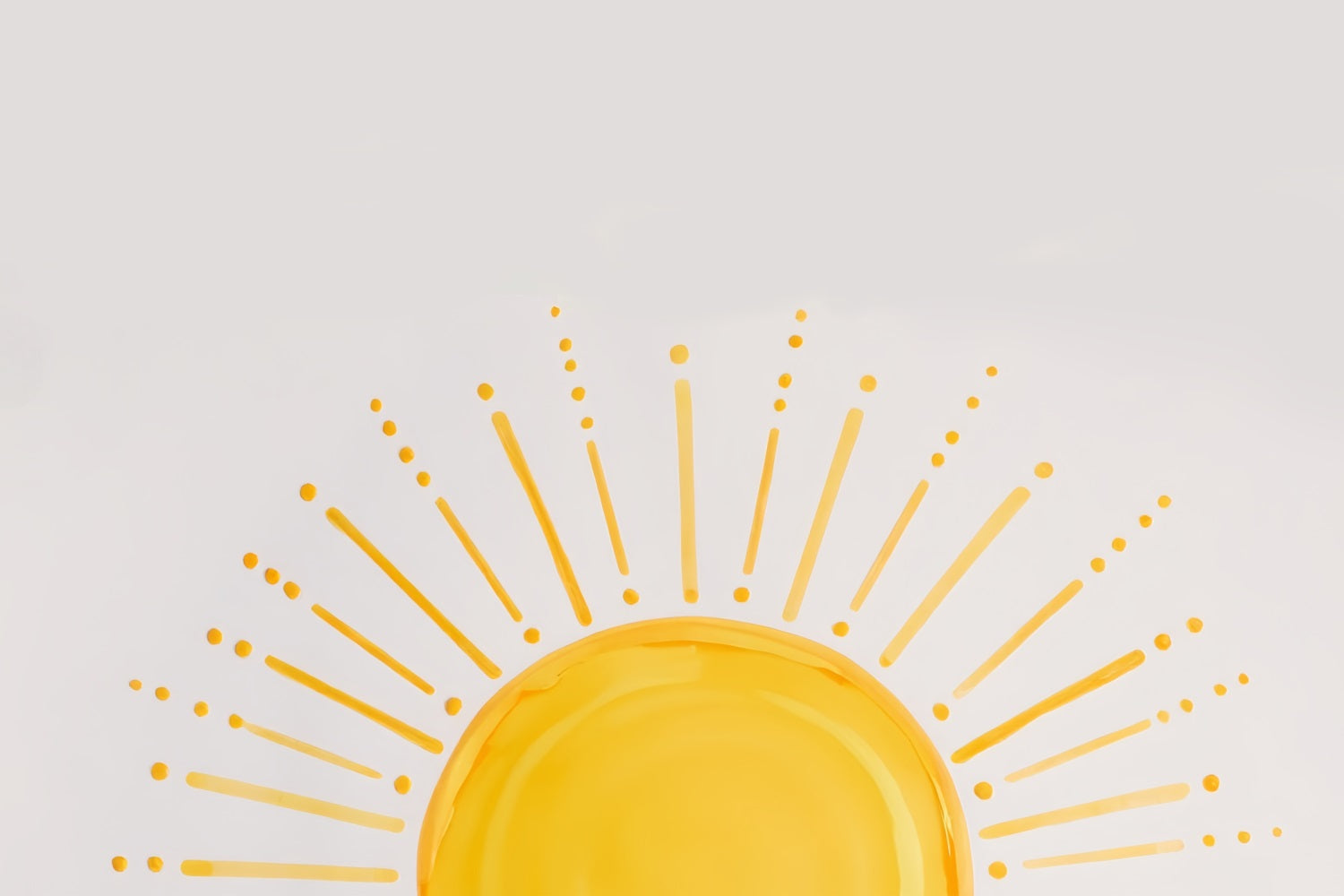 Kinderhintergründe Minimalistische gelbe Sonnenstrahlen Kinderfotohintergrund MRR9-75