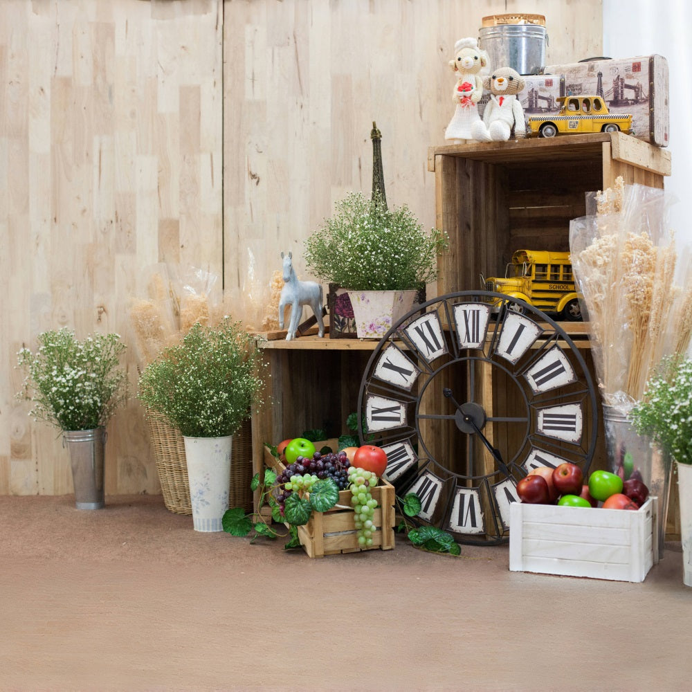 Blumen Grünzeug Dekor Fotostand Hintergrund RR5-26