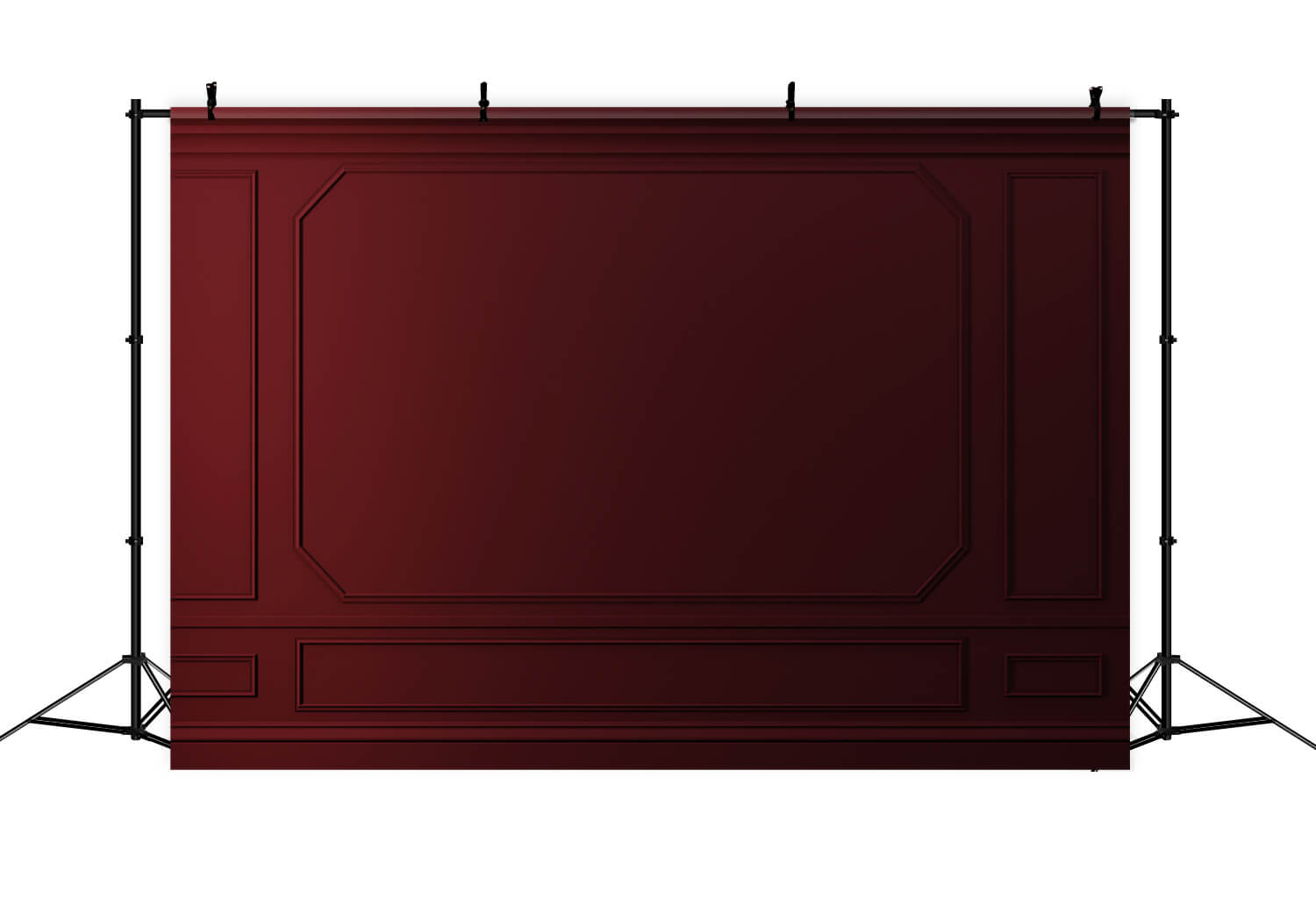 Klassischer roter Retro-Wand-Fotostand-Hintergrund RR6-69