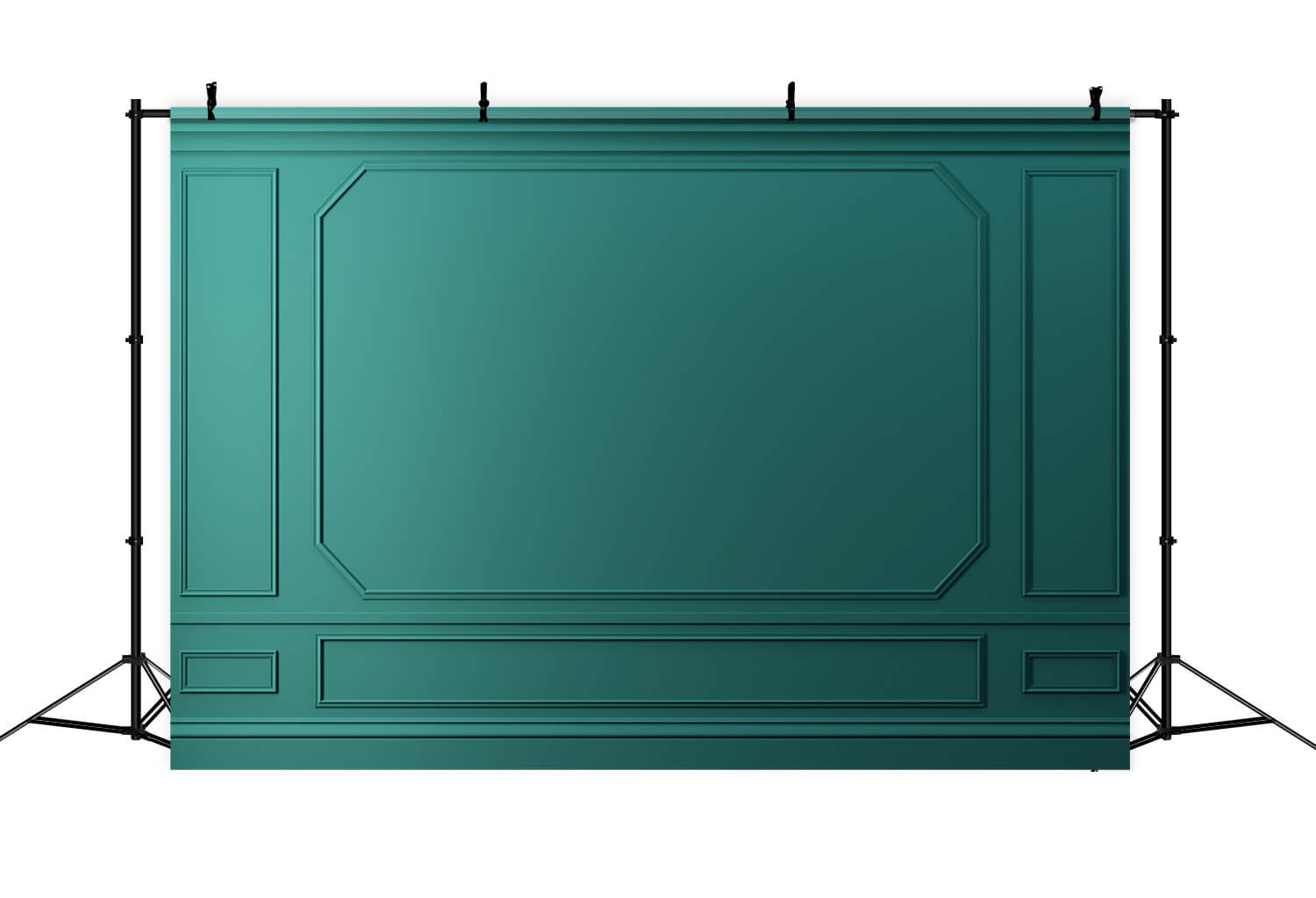 Klassisch Luxuriös Grün Retro Wand Hintergrund RR6-74