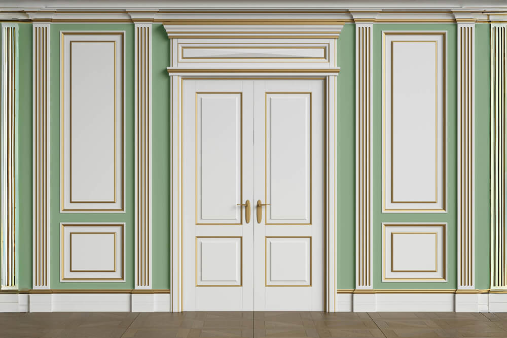 Klassische Architektur Innenwand Hintergrund RR6-88