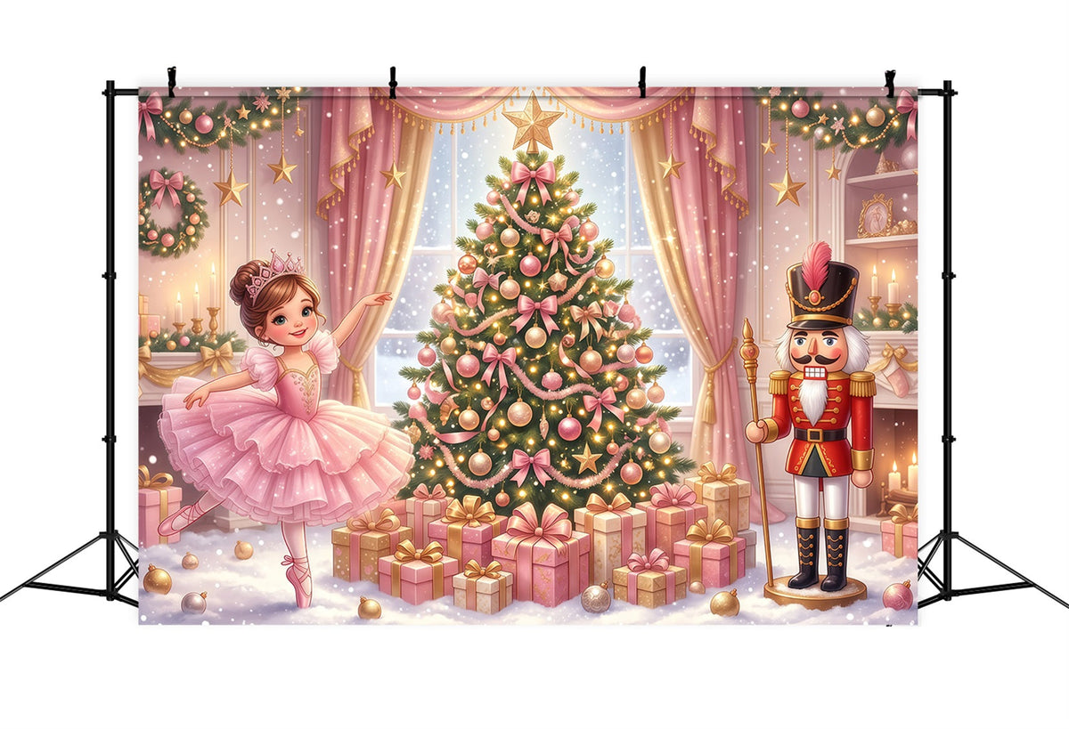 Nussknacker Land Der Süßigkeiten Rosa Ballerina Dekoration RR610-11