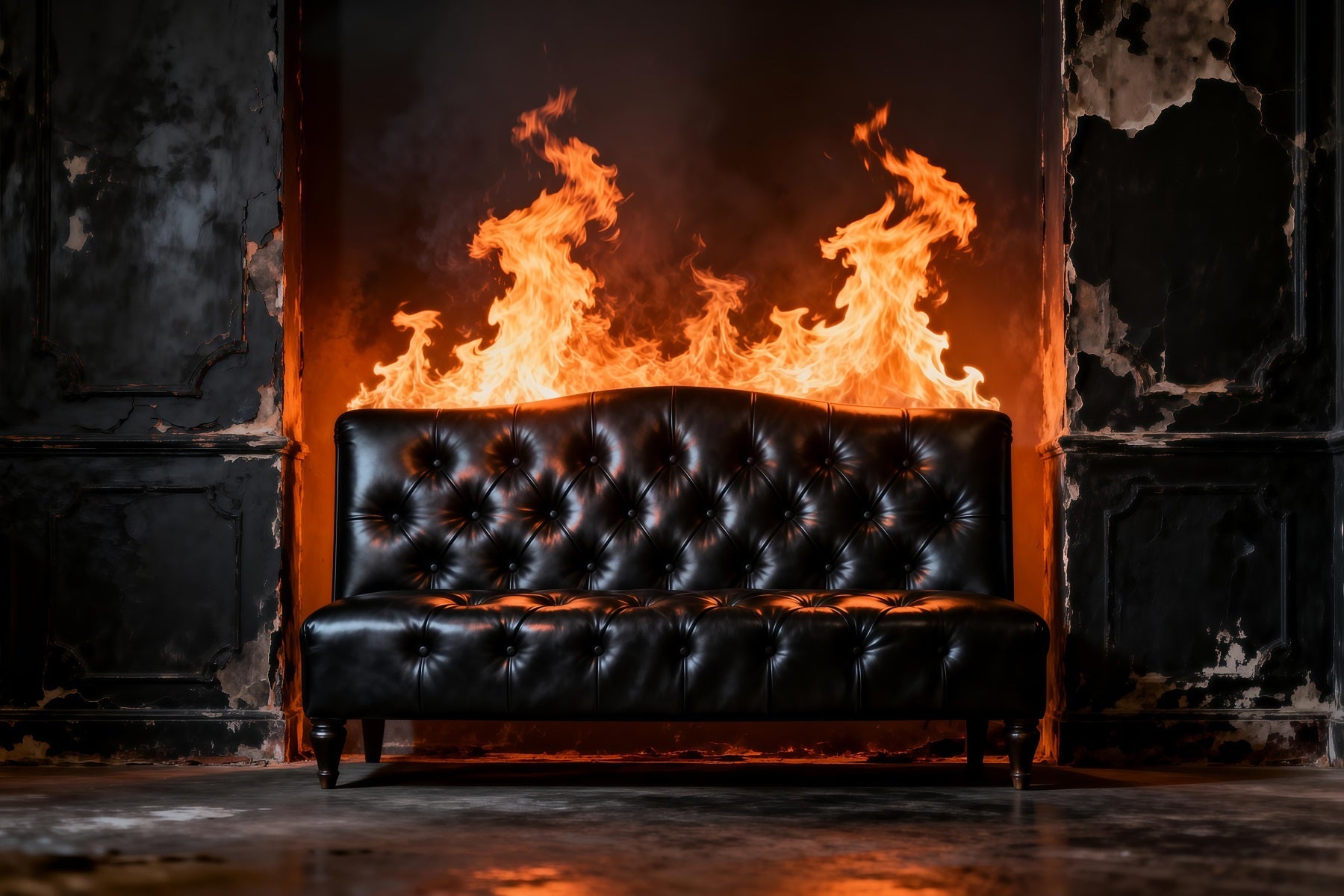 Hintergründe für Boudoir Inferno Noir Ledersofa Antike Fotografie-Hintergründe RR62-73