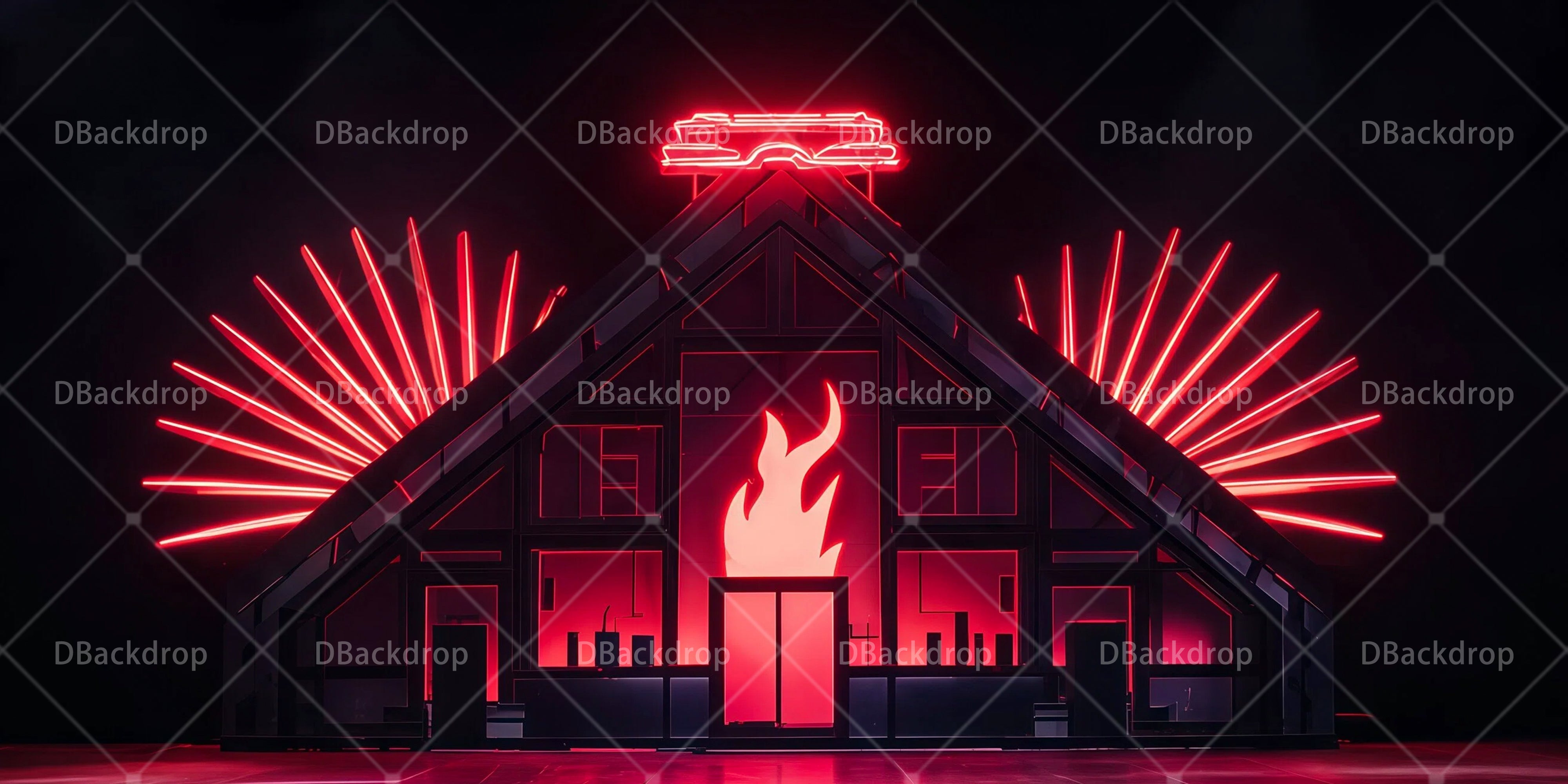 Hernando’s Hideaway große Bühnenkulisse für Theater RR65-T95