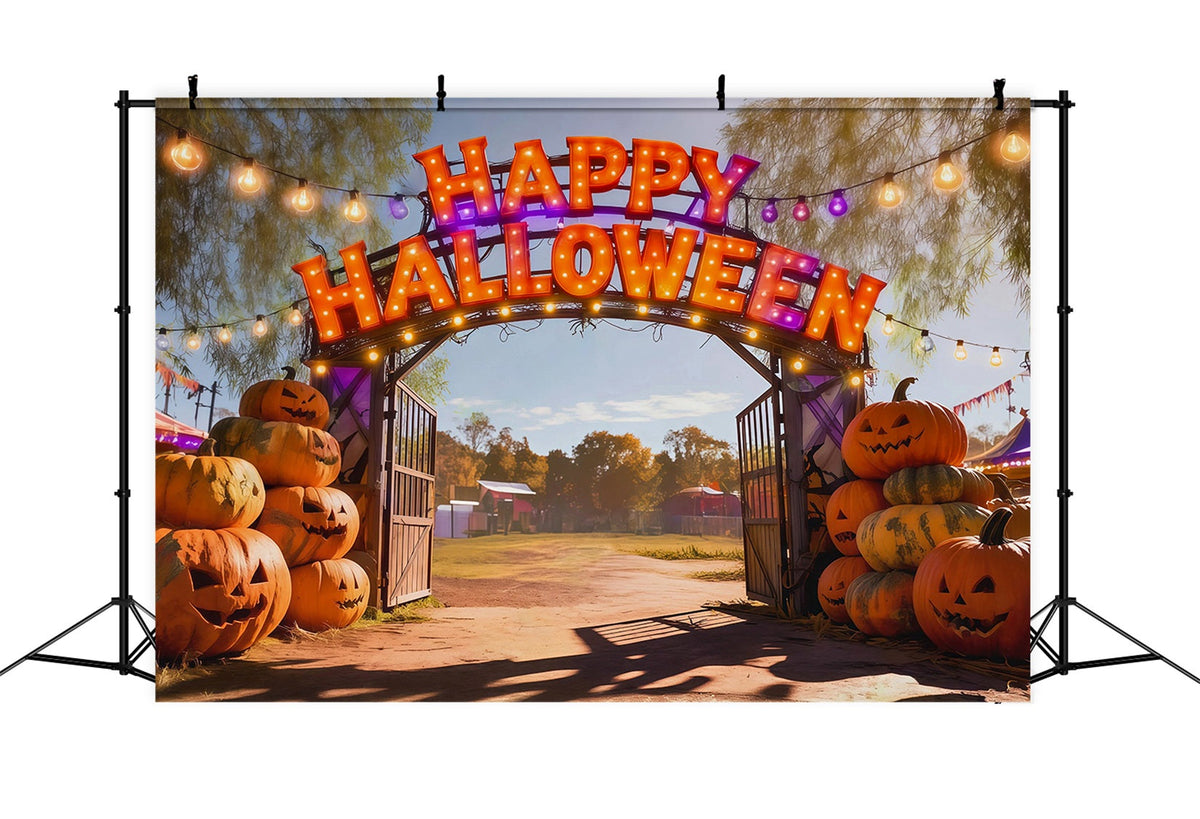 Halloween-Karnevalskulisse Kürbisfest-Eingangsbogen Diy-Halloweenkulisse RR67-90