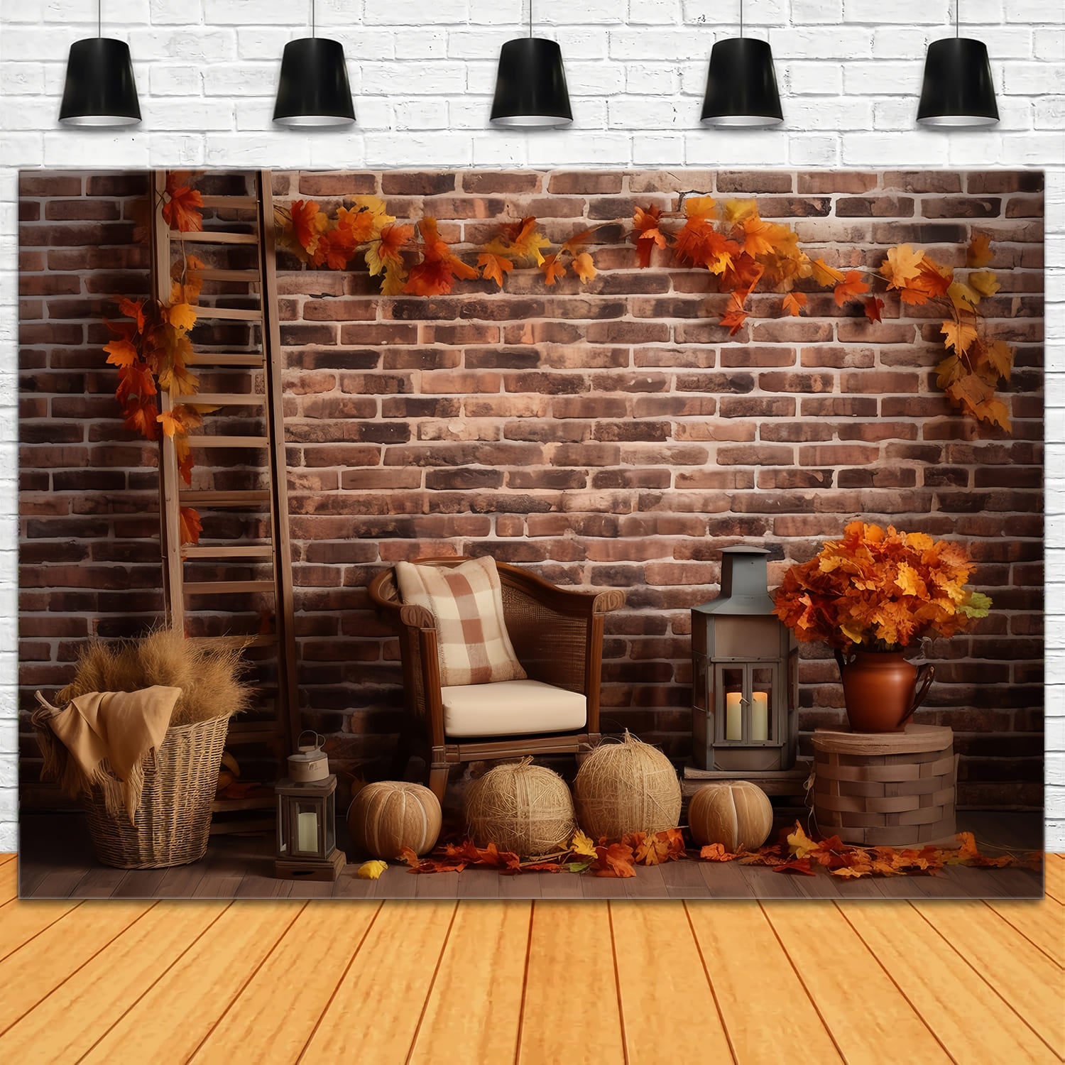 Herbst Ernte Bauernhof Foto Hintergrund RR7-145