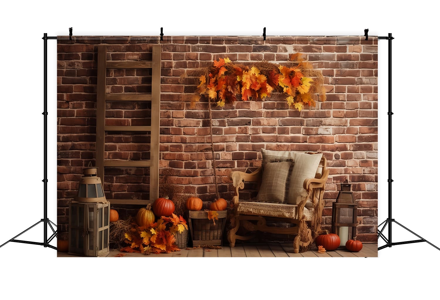 Herbst Thanksgiving Ernte Scheune Hintergrund RR7-146