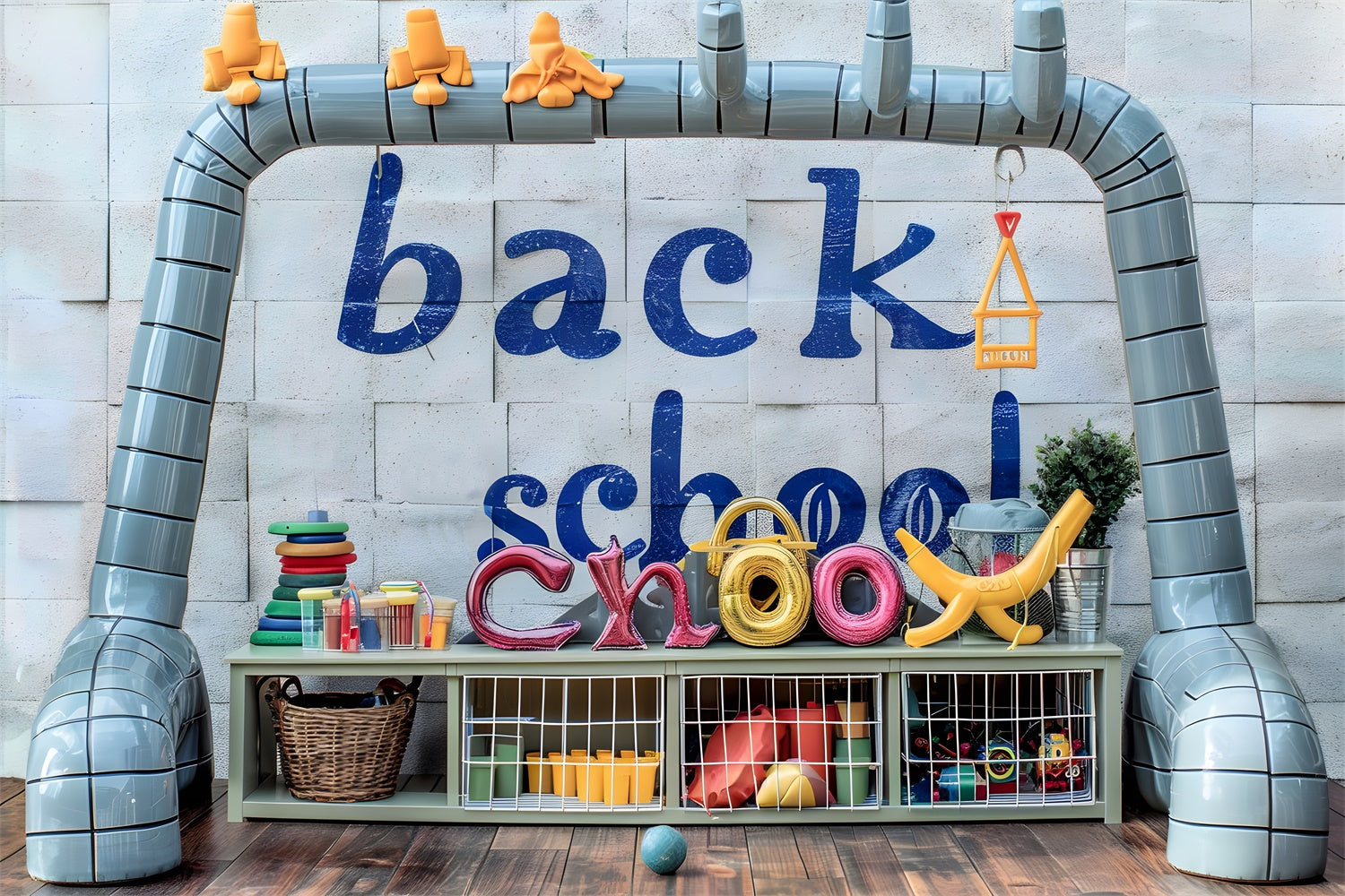 Back to School Spielzeug Fotokulisse RR7-229