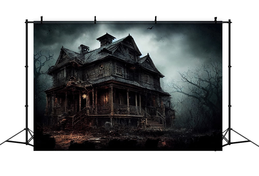 Verlassenes Haus Halloween Fotokulisse RR7-494