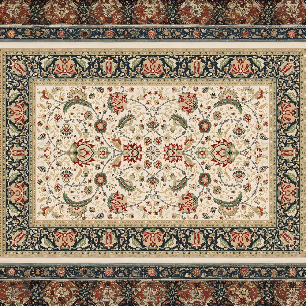 Komplizierte Blumenmuster Bodenhintergrund RR8-297