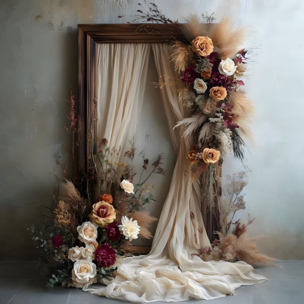 3x3m Fotohintergrund Elegante Boho-Hintergründe für Fotografie SXS5