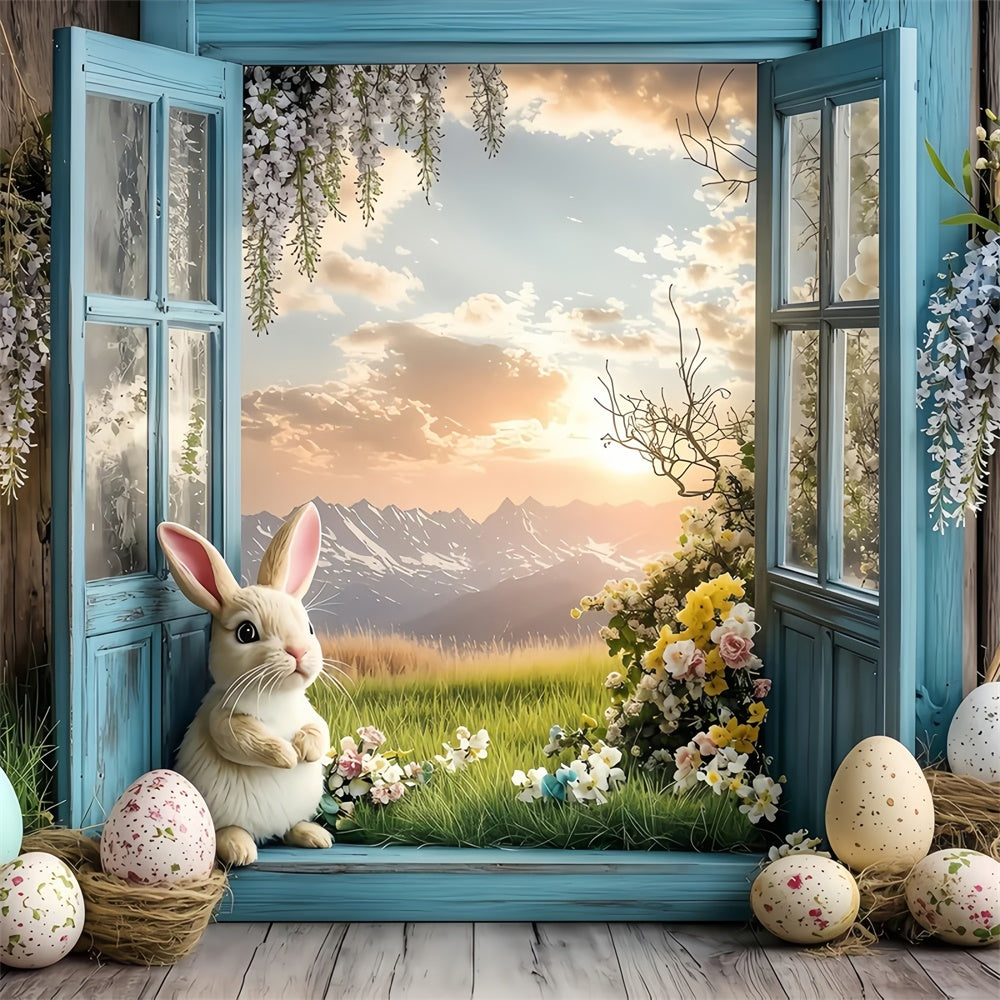 3x3m Backdrop Niedliche Ostern Hintergründe SXS8