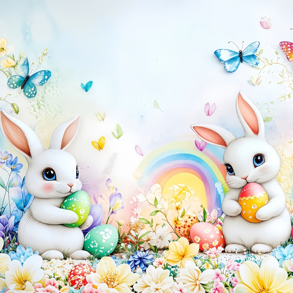 3x3m Backdrop Niedliche Ostern Hintergründe SXS8